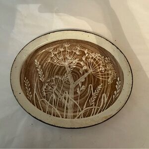 Midwinter Stonehenge shady lane 70s platter plate, stoneware, made in England